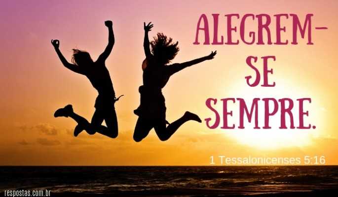 Alegrem-se sempre