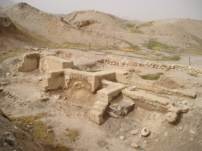Vestígios da cidade de Jericó
