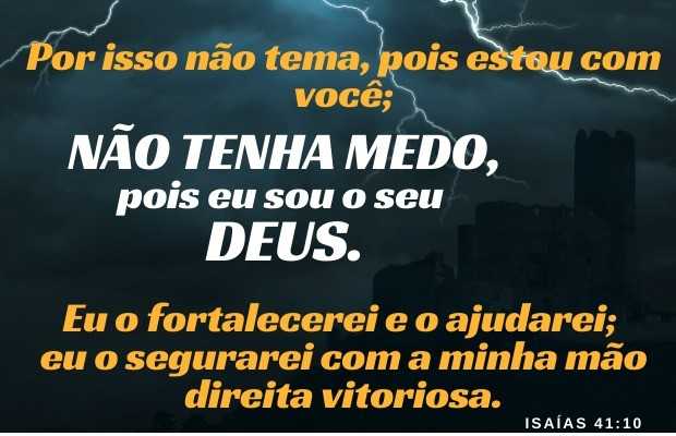 Não temas! Isaías 41:10